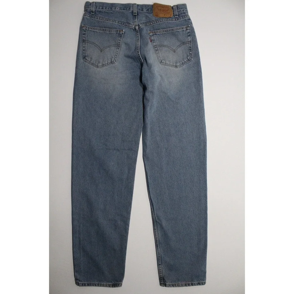 Vintage 90s Levis 550 Relaxed‎ Fit Blue Jeans Mens Size 34X36 Made in USA